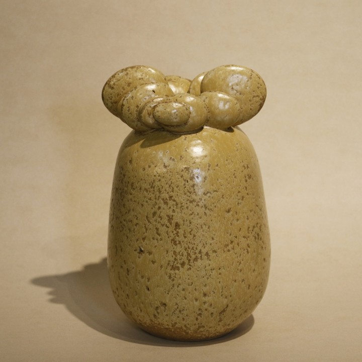 Primordial Vessel Form No. 3 - Ceramic - 32 × 20 × 19 cm - 2023